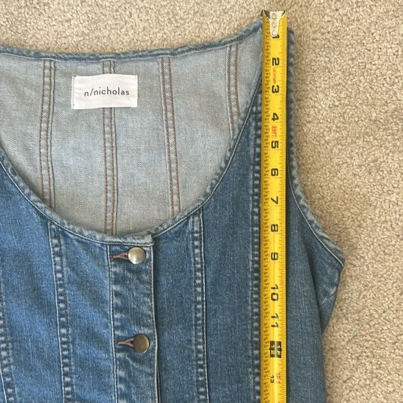 N/Nicholas Light Wash Denim dress - Picture 8 of 13